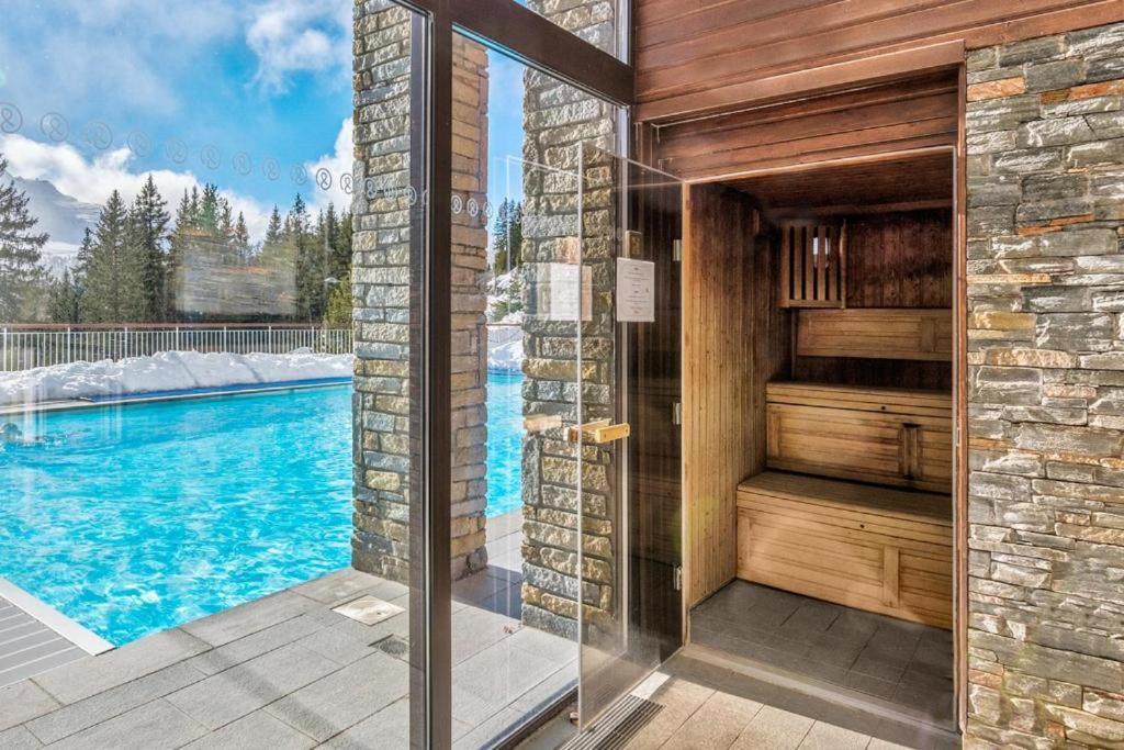 Appartement Premium En Pleine Nature A Flaine, 8 A 10 Personnes - Piscine Exterieure Chauffee, Jacuzzi, Sauna, Hammam Et Salle De Sport Dış mekan fotoğraf