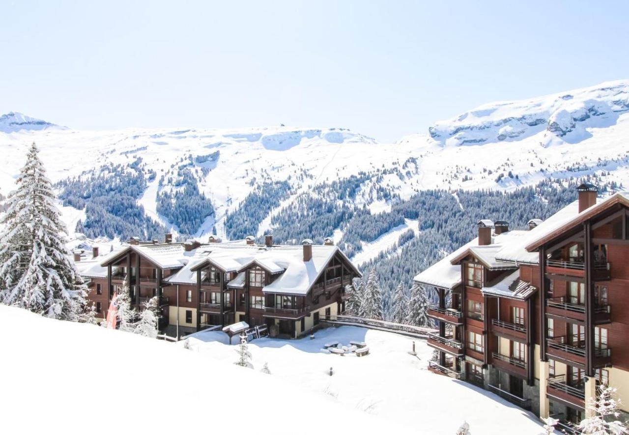 Appartement Premium En Pleine Nature A Flaine, 8 A 10 Personnes - Piscine Exterieure Chauffee, Jacuzzi, Sauna, Hammam Et Salle De Sport Dış mekan fotoğraf