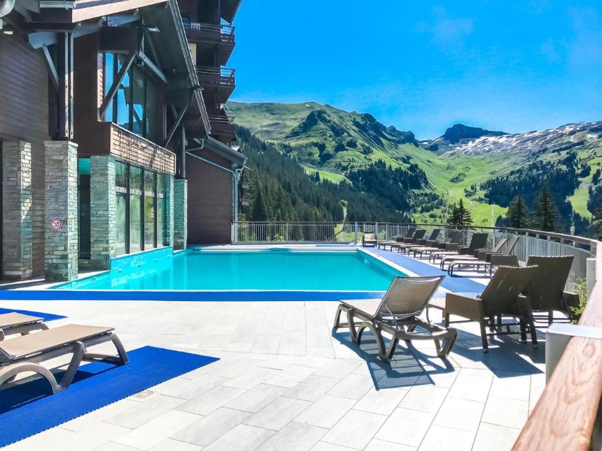 Appartement Premium En Pleine Nature A Flaine, 8 A 10 Personnes - Piscine Exterieure Chauffee, Jacuzzi, Sauna, Hammam Et Salle De Sport Dış mekan fotoğraf