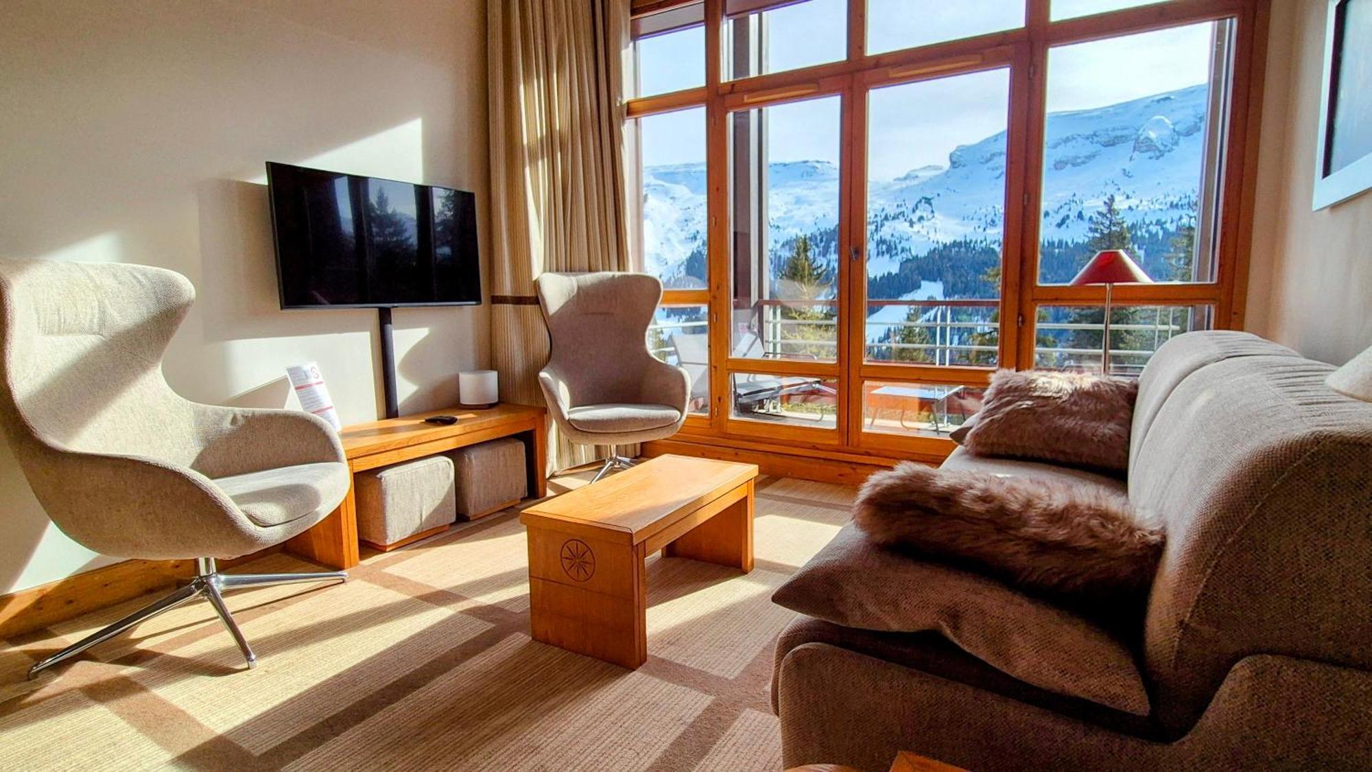 Appartement Premium En Pleine Nature A Flaine, 8 A 10 Personnes - Piscine Exterieure Chauffee, Jacuzzi, Sauna, Hammam Et Salle De Sport Dış mekan fotoğraf